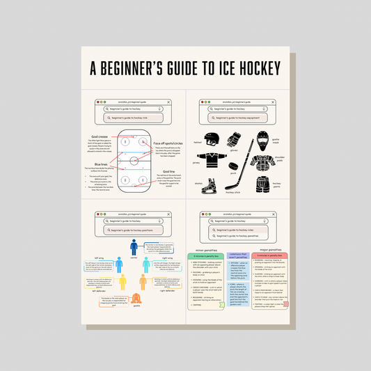 Beginner’s Hockey Guide Poster